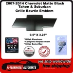 2007-2014 Chevy Tahoe Suburban Matte Black Bowtie Grille Aluminum Emblem 96293KM. Fixed Price $84.88.