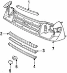 Oem New 1985-1988 Ford Escort Mustang Grille Nameplate E2GZ6742528B. Fixed Price $74.40.