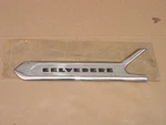1956 Plymouth Belvedere Door Nameplate Molding Emblem Nos Mopar #1694339. Fixed Price $195.56.