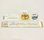 New Genuine Toyota Supra JZA80 MK4 Turbo Front + Rear Black Emblem Kit. Fixed Price $150.31.