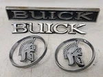 Lot Vintage 1971 - 1973 Buick Centurion Roof Sail Panel Emblem 9868429 Set +++. Fixed Price $59.99.