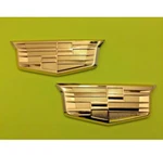 2 Metal Cadillac Emblem Car Badge Decal Sticker Cts Srx Sts Ats Xlr Sls CT6 Pair. Fixed Price $21.99.