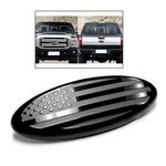 Ontto 1PCS Front Grille Rear Tailgate Emblem American Flag Oval Decal Badge N.... Fixed Price $40.51.