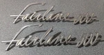 Vintage Metal Ford Fairlane 500 Emblem Set Pair Script Nameplate Logo Badge. Fixed Price $60.95.