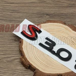 Front Side Fender Letters Emblem Badge For Infiniti S3.0 Black Red 63890-5CH5A. Fixed Price $35.99.