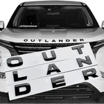 Black 3D Front Hood Badge For Mitsubishi Outlander Phev Sport Emblem MZ553023EX. Fixed Price $23.40.