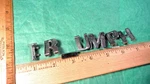 BT12 Triumph Hood Nose Boot Letter Emblems Vintage 1950-60S Spitfire GT6. Fixed Price $59.99.