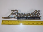 Vtg Chevrolet Chevy Beauville Sportvan 20 Car Vehicle Emblem Badge 3970880-1-2. Fixed Price $29.00.