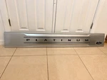 2017 2018 2019 Ford F250 F350 F450 Tailgate Applique "platinum" Blue Letters Oem. Fixed Price $650.00.