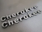 Oem Jeep Cherokee Fender And Lift Gate Nameplate Emblem 1988 - 92. Fixed Price $29.99.