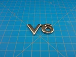 Toyota V6 Chrome Engine Emblem Badge Oem 75443-AA110 Genuine Rear Trunk Fender. Fixed Price $17.99.