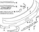 Genuine Subaru Nameplate 93079FN030. Fixed Price $38.46.