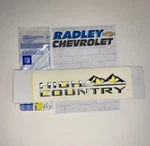 New High Country Emblem Nameplate Gmc Oem 23400417. Fixed Price $56.99.