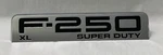 Ford F-250 Xl Super Duty Chrome Rear Tailgate Oem Emblem 8C34-35000A72-B (S16. Fixed Price $19.95.