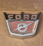 1957-60 C0TB-16607-B Ford F100 F250 F350 Truck Hood Emblem Nameplate Ornament Ct. Fixed Price $59.99.