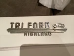 Tri Ford Highland Illinois Metal Car Dealership Emblem Logo Nameplate. Fixed Price $39.00.