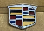 2013-2016 Cadillac Front Grill Emblem (4.25") Plastic Crest Gm Part # 22782410. Fixed Price $30.00.