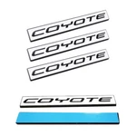 Fits (3PC) Mustang Gt Emblem F150 FX4 Coyote V8 5.0L Decal Badge B&w. Fixed Price $14.98.