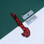 For 22-23 Charger "srt" Hellcat Grille Nameplate Emblem Badge Black Red. Fixed Price $23.99.