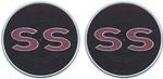 Trim Parts Ss Interior Door Panel Emblem Pair For 1964 Chevrolet Impala. Fixed Price $73.98.