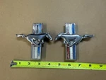 1964.5-1968 64.5-68 Ford Mustang Pony Fender Emblems Pair Rh & Lh C4ZB-16C229-B. Fixed Price $37.19.