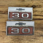 1960'S Chevy Truck Parts C-30 Emblems Badges Trim Original Vintage. Fixed Price $199.99.