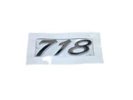Porsche "718" Boxster Cayman 982C Chrome Emblem Logo Genuine 982853675A. Fixed Price $119.00.