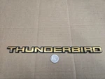 Ford Oem 1992-1995 Thunderbird Gold Rear Trunk Emblem Badge Logo E9SB-13B492-AA. Fixed Price $29.99.