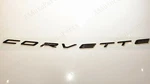 1PC Rear Corvette Letters Emblems Gloss Black Fit 2020+ Chevrolet C8. Fixed Price $38.80.