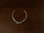 Cadillac Emblem Hood Front Wreath 75 76 Fleetwood Chrome Oem 1605417. Fixed Price $20.00.
