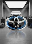 Hybrid Camry Prius Highlander Radiator Black Grille Emblem 7531047010. Fixed Price $31.95.