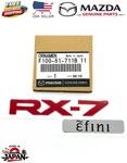Mazda Genuine RX7 RX-7 FD3S Enfini Rear Red Emblem Ornament Badge F100-51-711B. Fixed Price $99.95.