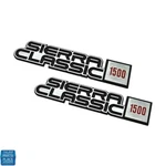 1981-87 Gm Truck Sierra Classic 1500 Front Fender Emblem 14051861 14026464 Pr. Fixed Price $77.99.