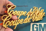 Nos Real Gm 85 93 Cadillac Gold Coupe Deville 1/4 Panel Script Emblems Oem. Fixed Price $139.95.