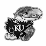 Fanmats 60347 Kansas Jayhawks Molded Chrome Plastic Emblem. Fixed Price $9.51.