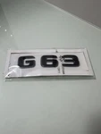 New Genuine Mercedes Benz W463 G-class G63" Black Emblem Decal Badge Set. Fixed Price $79.99.