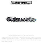 1978-80 Cutlass "oldsmobile" Header Panel Emblem Adhesive Backed Gm Part #555744. Fixed Price $39.95.