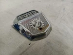 1950S Ford Lighting Hold F100 Truck Hood Ornament Badge Emblem Front Red Enamel. Fixed Price $27.00.