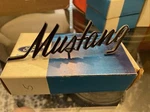 Nos 1971 1972 1973 Ford Mustang Deck Lid Emblem Script. Fixed Price $59.00.
