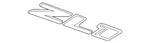 Gm Oem 12-15 Camaro Trunk Lid Exterior Trim-nameplate 22830719. Fixed Price $82.55.