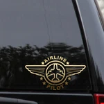 Airline Pilot Wings Vinyl Decal Sticker. Fixed Price $22.70.