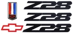 1993-2002 Camaro Z28 Black Emblems Set Of Chevy Bowtie & Front Bumper. Fixed Price $159.95.