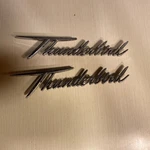 Set Of 2 Vintage 1961 Ford Thunderbird Dash Emblem Oem C1SB-6304460 Fomoco. Fixed Price $30.00.