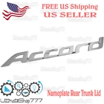 Rear Nameplate Accord Silver Badge Sport Emblem Desk Lid Logo Honda 2008-2017. Fixed Price $19.34.