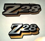 1978 78-81 Z28 Front Grill And Rear Gas Door Emblem Set Chrome #78Z Kit Gold. Fixed Price $169.95.