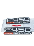 99-04 F-450 Lariat Super Duty Fender Nameplate Emblem Logo Badge Ornament Set. Fixed Price $34.95.