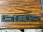 Peugeot 1986 Wagon Turbo Rear Deck Lid Plastic Oem EMBLEM,505. Fixed Price $55.00.