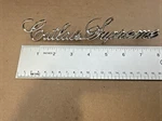 73 74 75 76 77 Oldsmobile Cutlass Supreme Fender Emblem Nos Gm 410788 Free Sh. Fixed Price $49.99.
