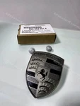 New Porsche 911 Macan Panamera Taycan "turbonite" Hood Crest Emblem Kit Genuine. Fixed Price $229.99.