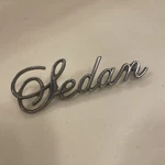 Cadillac 1980S Script Sedan Gm 9691394 Chrome Oem. Fixed Price $14.99.